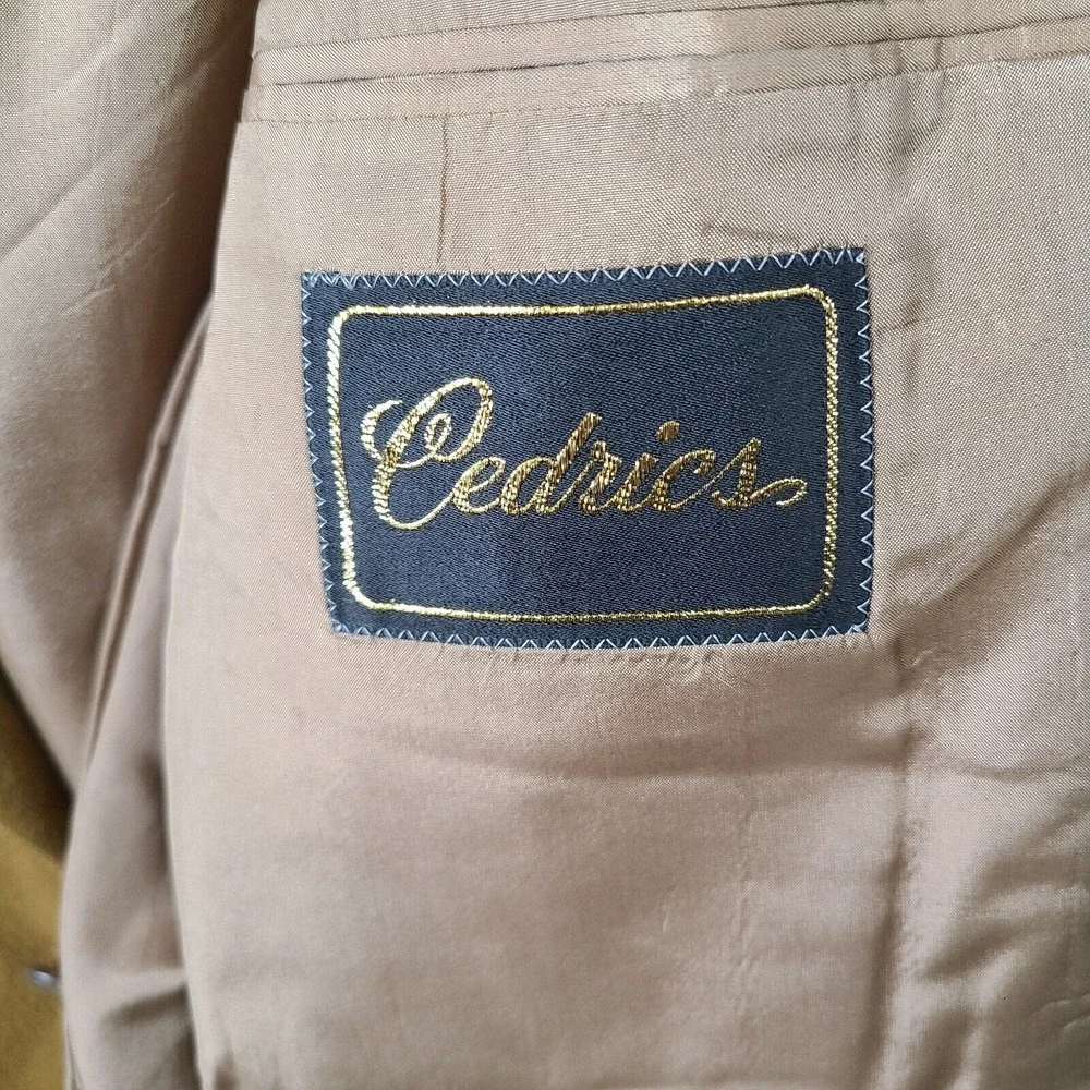 Corneliani X‎ Cedrics Jacket Mens 42R Brown Wool Cashmere Blazer Italy Chamois